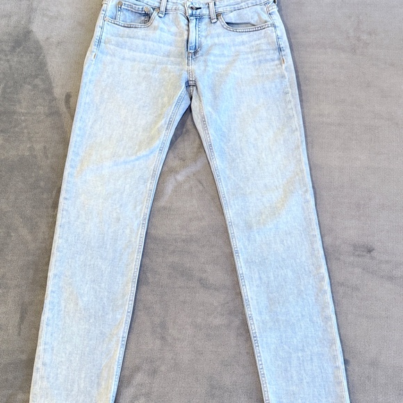 EEUC rag and bone "Dre" light wash boyfriend jeans - size 26 - Picture 2 of 9